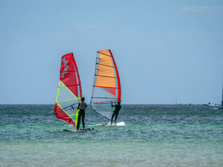 Two Wind Surfers
