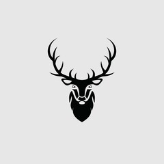 deer design logo vector illustrator