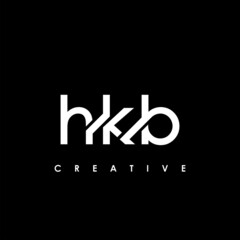 HKB Letter Initial Logo Design Template Vector Illustration
