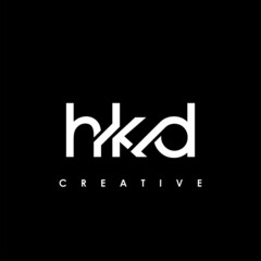 HKD Letter Initial Logo Design Template Vector Illustration