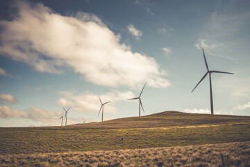 Windmills over the hills