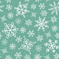 Fototapeta na wymiar Snowflake pattern