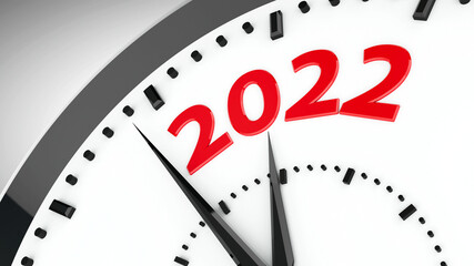 Obraz na płótnie Canvas Clock dial 2022 #3
