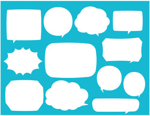 ポップで可愛いふきだし　見出し　素材