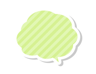 ポップで可愛いふきだし　見出し　素材