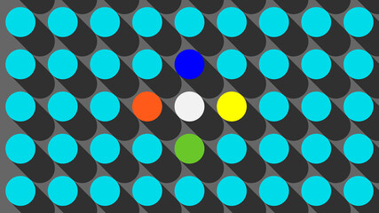 seamless pattern with circles