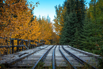 scenic railroad tracks