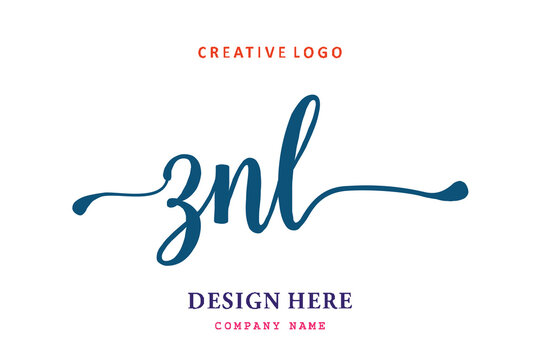 ZNL lettering logo is simple, easy to understand and authoritative