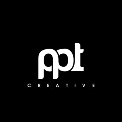 PPT Letter Initial Logo Design Template Vector Illustration