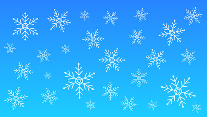 Winter design background with snowflake pattern