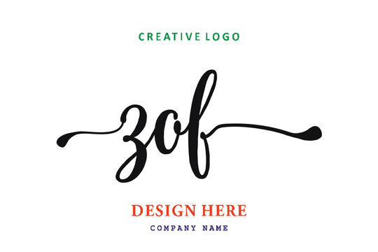 ZOF lettering logo is simple, easy to understand and authoritative