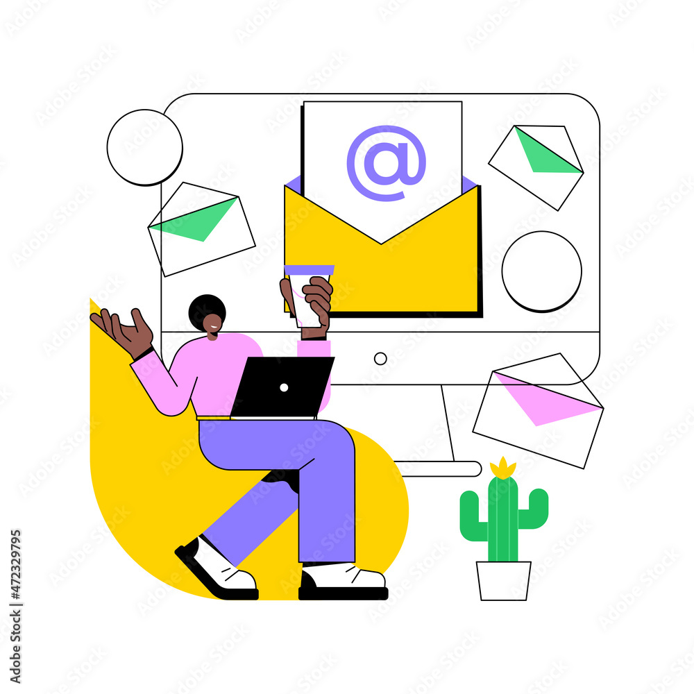 Poster marketing automation system abstract concept vector illustration. open source automation, crm system