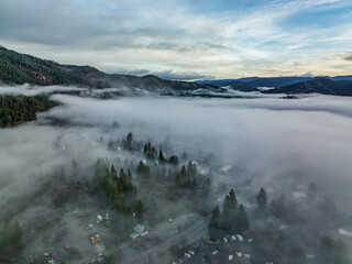 Leavenworth Fall Aerial