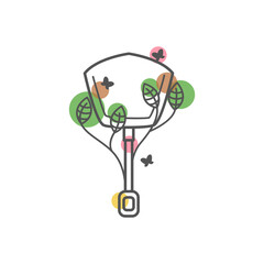 Farm And Plantation Vector Logo Design