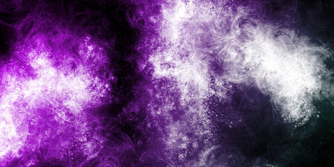 abstract space, colorful nebula, stars and sky