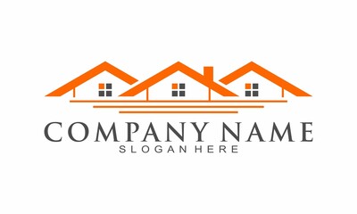 Property construction vector logo
