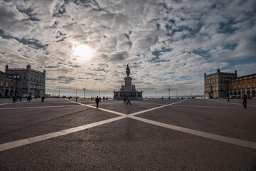 Pra&ccedil;a do Com&eacute;rcio, Lisboa - Portugal.
