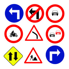 icon road sign pack