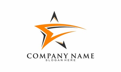 Creative star vector logo