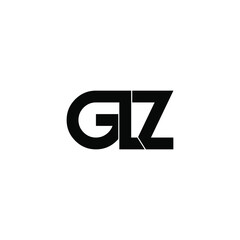 glz letter initial monogram logo design