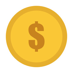 Money vector image icon. Dollar.