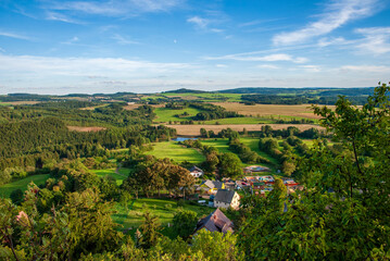 Fototapeta na wymiar view of the village of the region