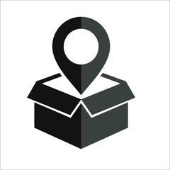 box with GPS icon on the top