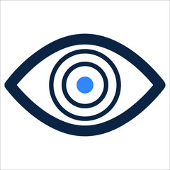 Anatomy eye or eyesight icon