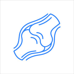 Anatomy or bone joint medical icon