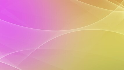 Gradient purple and yellow geometric lines and waves, abstract business and corporate style background