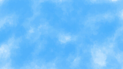 Light blue watercolor background
