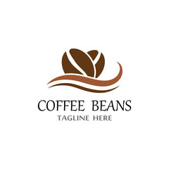 coffee bean icon vector