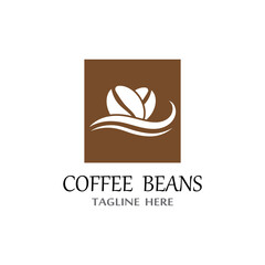 coffee bean icon vector