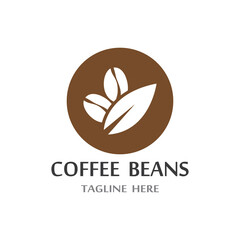 coffee bean icon vector