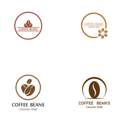 coffee bean icon vector