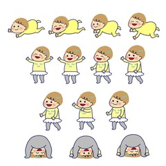 7カ月から1歳の赤ちゃん　成長段階