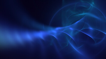 3D rendering abstract colorful fractal light background