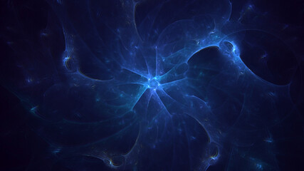 3D rendering abstract colorful fractal light background