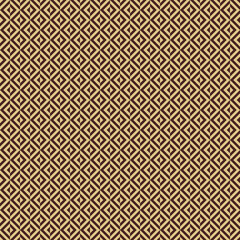 Geometric abstract pattern. Geometric modern ornament. Seamless modern brown and golden background
