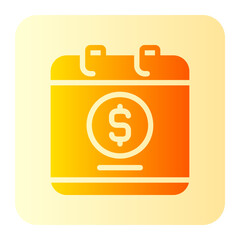 pay day gradient icon