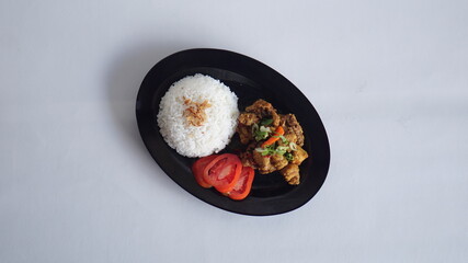 Chicken chili powder indonesian unique food recipe