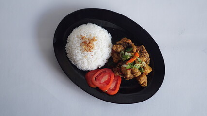 Chicken chili powder indonesian unique food recipe