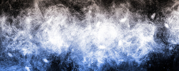 abstract space, colorful nebula, stars and sky