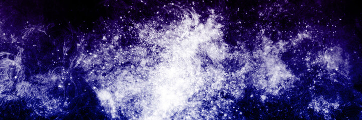 Obraz premium abstract space, colorful nebula, stars and sky