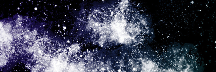 abstract space, colorful nebula, stars and sky