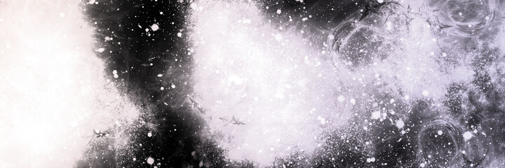 abstract space, colorful nebula, stars and sky