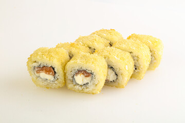 Japanese tempura roll with fish