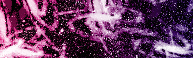 abstract space, colorful nebula, stars and sky