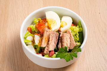 tuna salad on the table