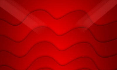 Dharma Red Curved Wave Pattern Blur Background For Graphic Illustration